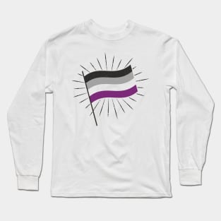 Retro Ace Pride Flag Long Sleeve T-Shirt